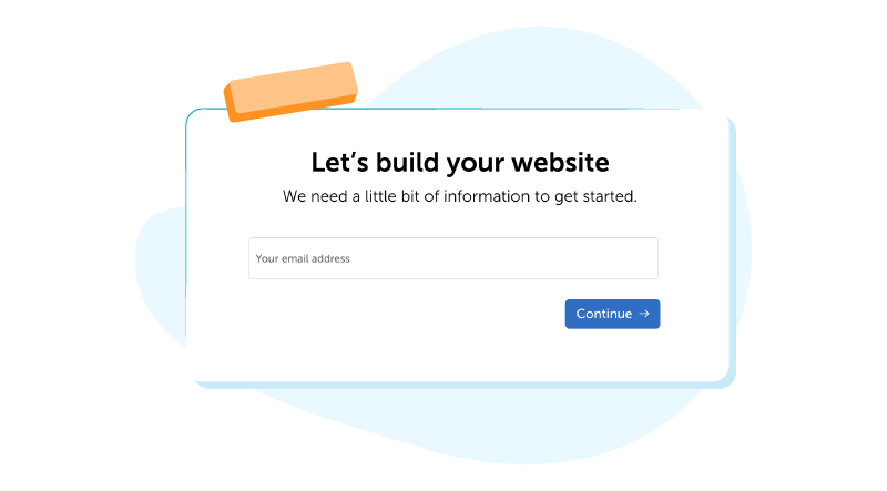 Illustration: let's build your website