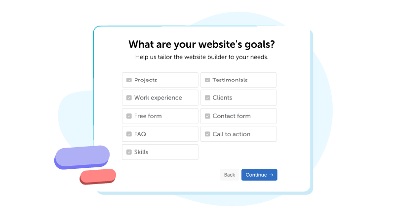 Illustration: what are your website goals
