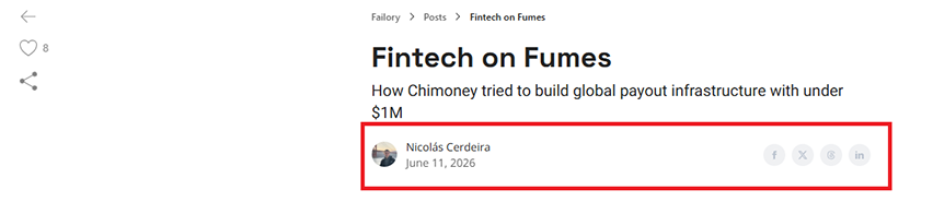 screenshot of byline