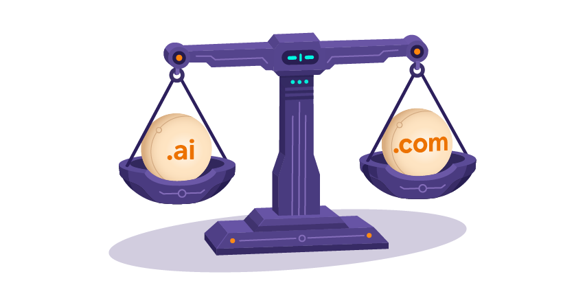 weighing .ai against .com