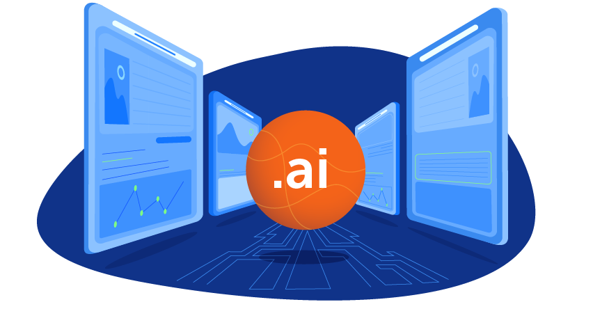 graphic for registering .ai domain